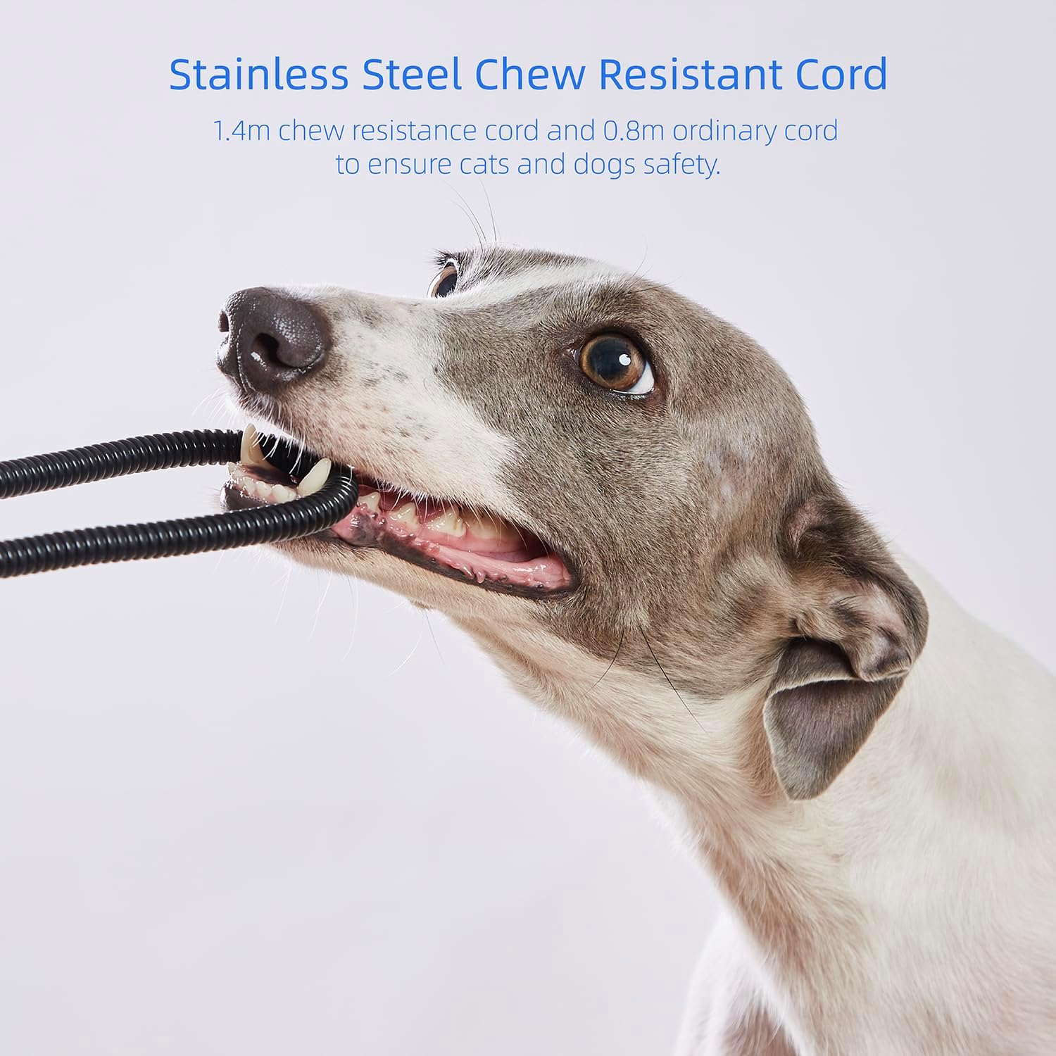 pettycare Almohadilla térmica para mascotas para perros y gatos, calefacción eléctrica con cable envuelto en acero, temporizador de 25 niveles y