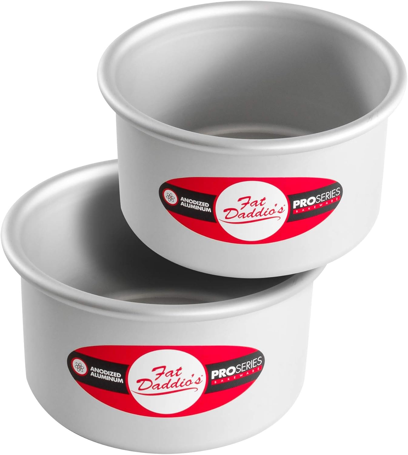 Fat Daddio’s PRD – Set de bandejas para hornear de alumino anodizado, Juegos, Plateado