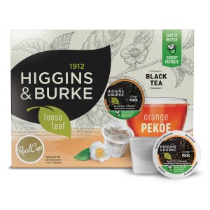 Higgins & Burke Orange Pekoe, té negro de hojas sueltas, cápsulas compatibles con Keurig K-Cup Brewer, 24 unidades Higgins & Burke Orange Pekoe, té negro de hojas sueltas, cápsulas compatibles con Keurig K-Cup Brewer, 24 unidades