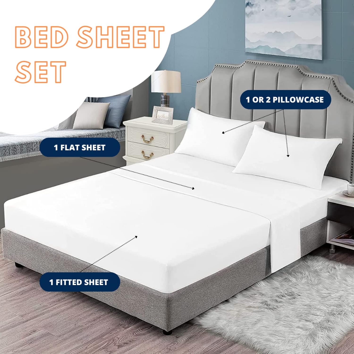 Western Sheets – Juego de sábanas y fundas de almohada tamaño King, diseño nativo americano, bolsillo profundo de 12 pulgadas, juego de sábanas de