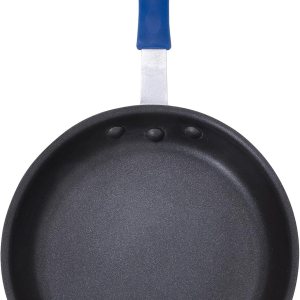 Winco Sartén de aluminio de grado comercial con mango Stay Cool, compatible con inducción, acabado antiadherente, 12 pulgadas Winco Sartén de aluminio de grado comercial con mango Stay Cool, compatible con inducción, acabado antiadherente, 12 pulgadas