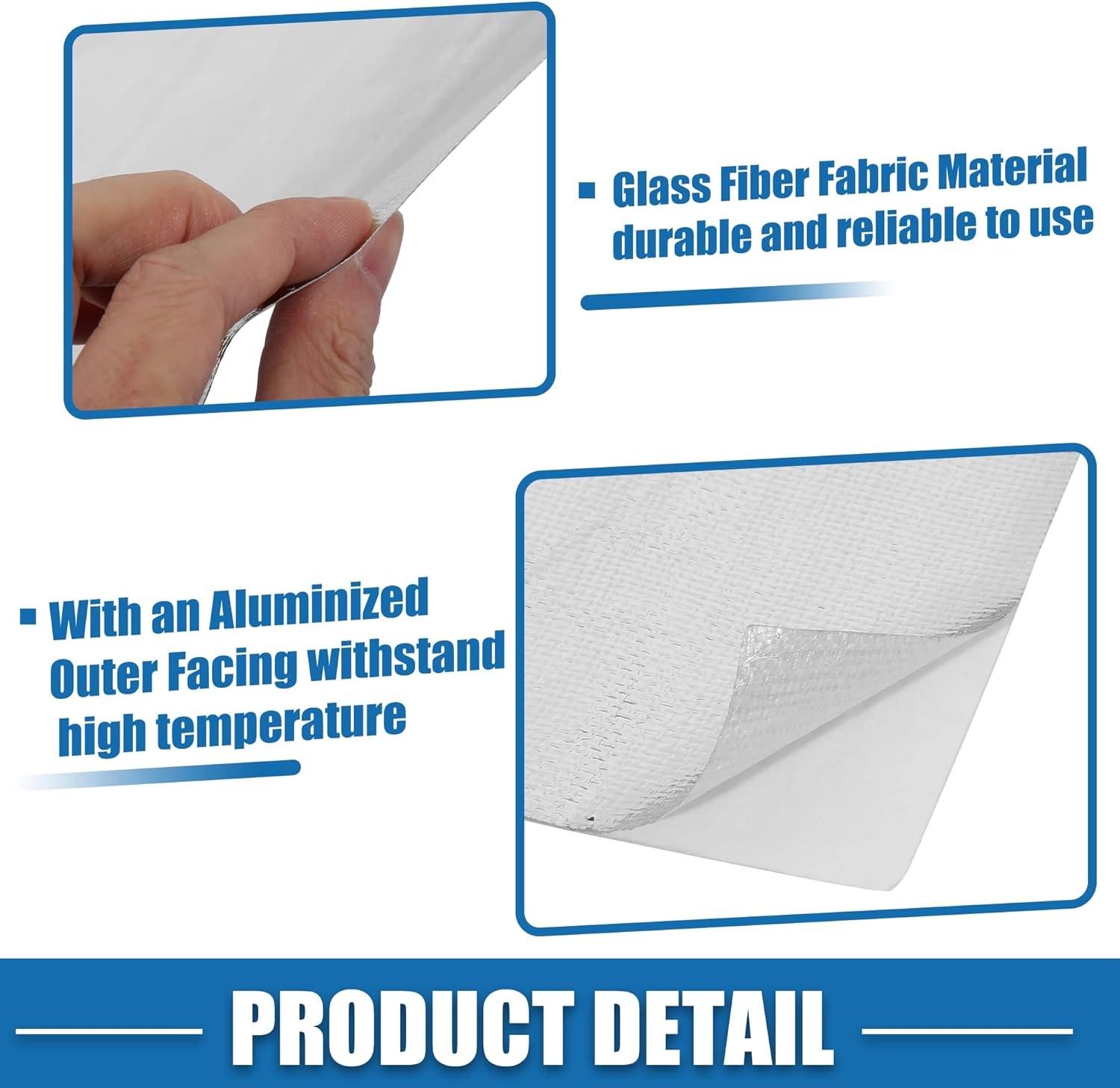 Funda protectora térmica para automóvil, protección contra el calor extremo, 24 x 48 pulgadas, cubierta térmica aluminizada