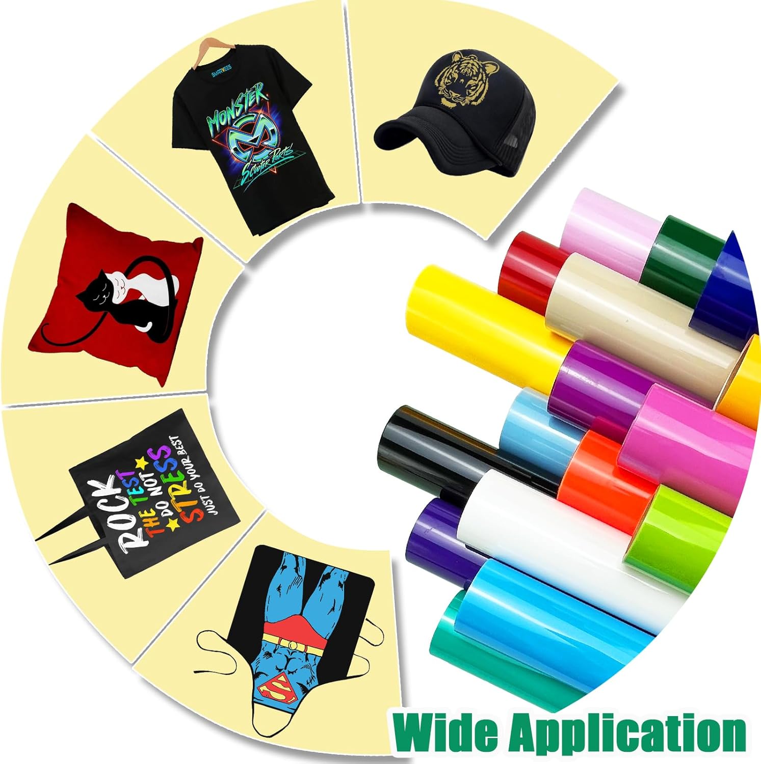 3D Puff HTV, 10inch x 3.3feet 3D Puff Heat Transfer Vinyl Roll, Sky Blue 3D Puff Iron On Vinyl for DIY T-Shirt Clothes Bag Pillow Textile Fabric,
