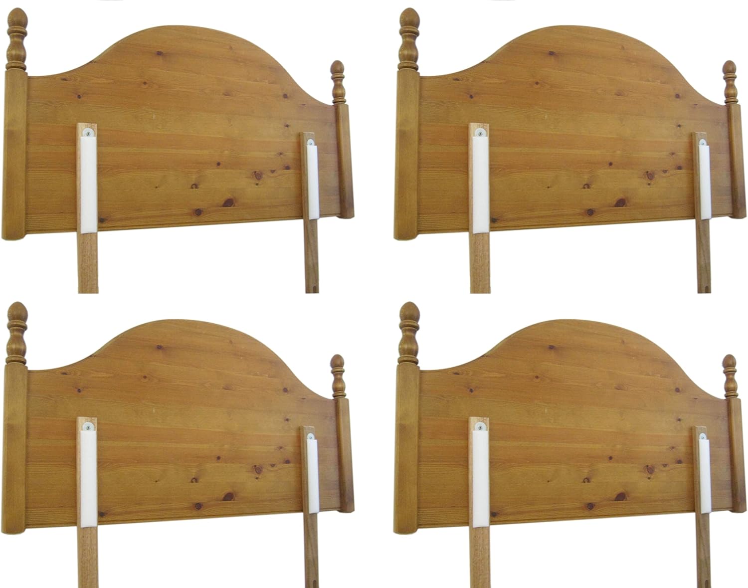 Paquete de 8 almohadillas de protección de pared para cabecero adhesivo.