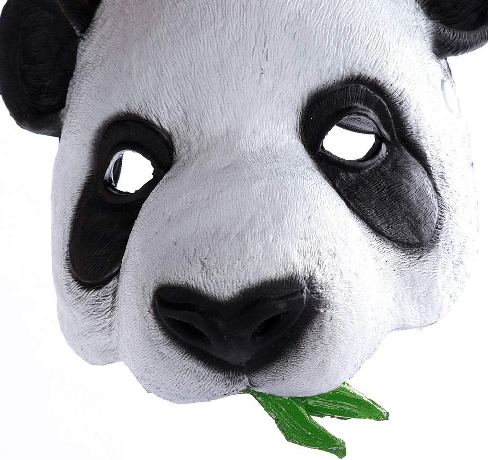 Aiffort 1 máscara de animal de Halloween, máscara de panda, linda máscara de panda para Halloween, fiesta de disfraces, accesorios de cosplay