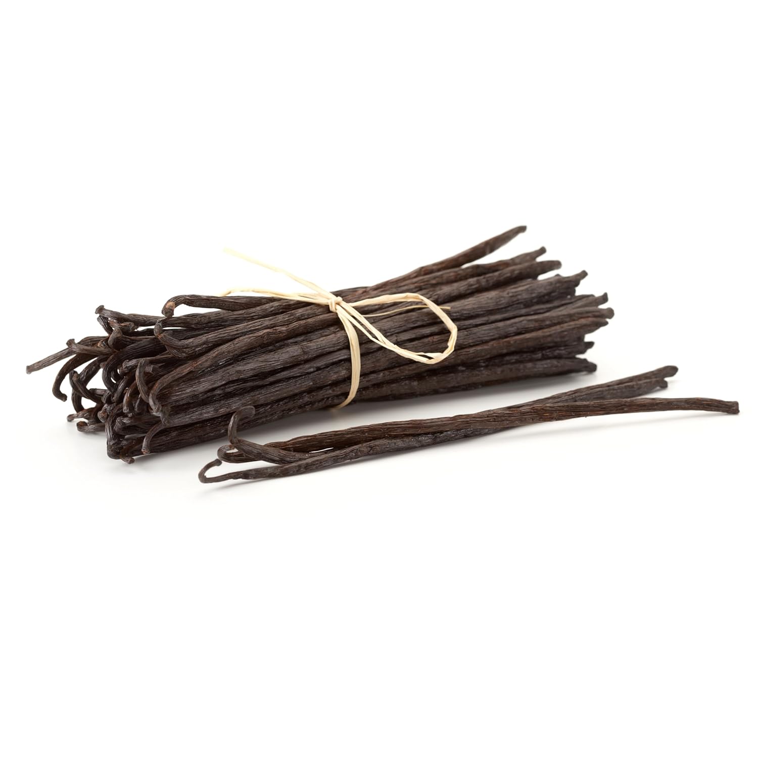 10 granos de vainilla orgánicos de Madagascar  Cápsulas de extracto entero grado B para hornear, extracto casero, elaboración de cerveza, café,