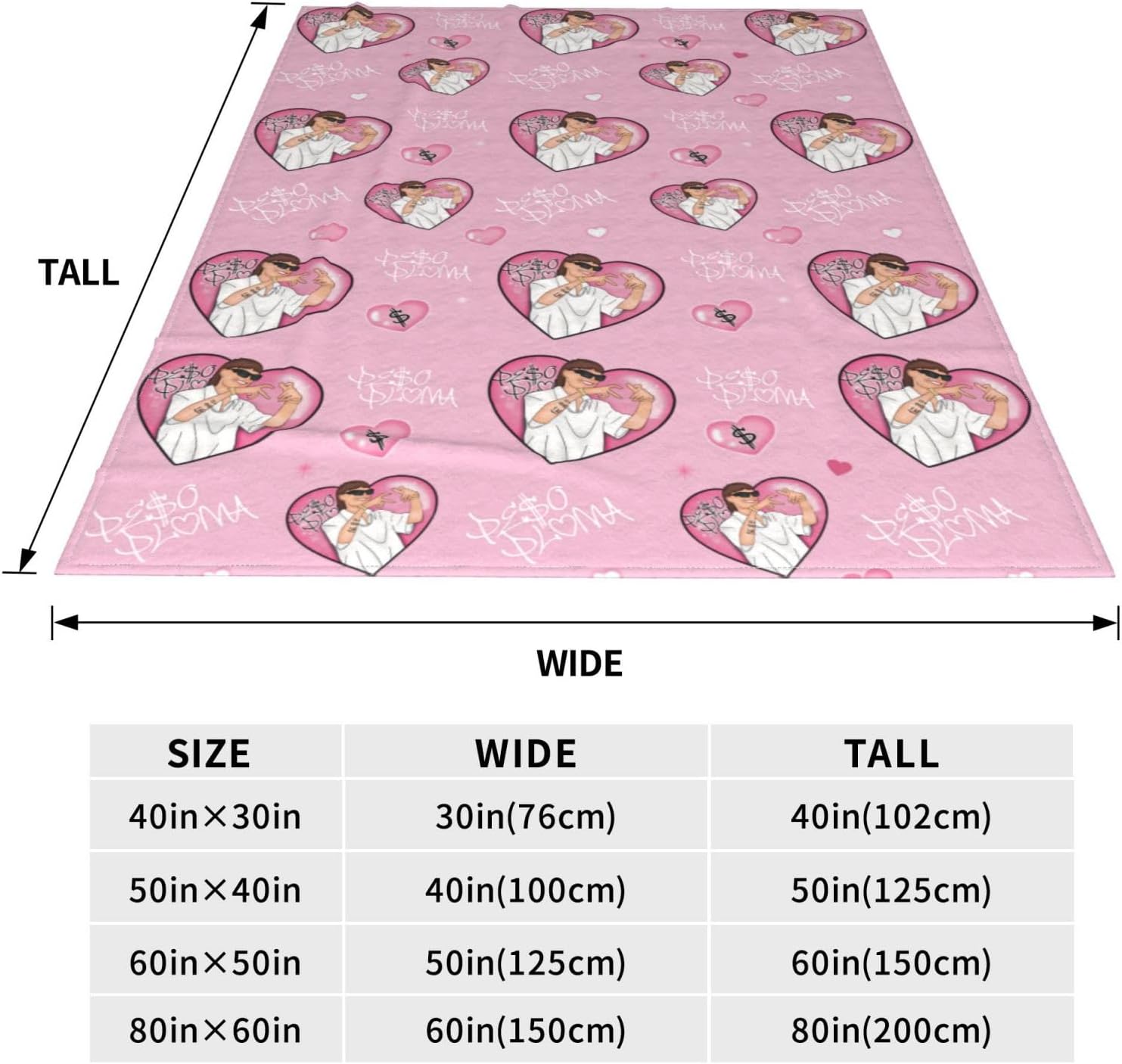 Pesos – Manta musical de collage de plumas, manta de franela de forro polar, manta mullida y cómoda para sofá, cama, sala de estar, hogar, viajes,
