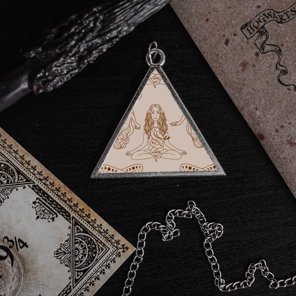 OLYCRAFT Plantillas de arcilla de 4 x 5 pulgadas, pantalla de seda con patrón de diosa para arcilla polimérica, chakras, diosa, plantillas de
