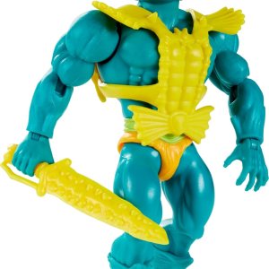 Masters of the Universe Origins Figura de acción, coleccionable Mer-Man, villano MOTU Ocean Warlord, 16 articulaciones articuladas, 5.5 pulgadas con Masters of the Universe Origins Figura de acción, coleccionable Mer-Man, villano MOTU Ocean Warlord, 16 articulaciones articuladas, 5.5 pulgadas con