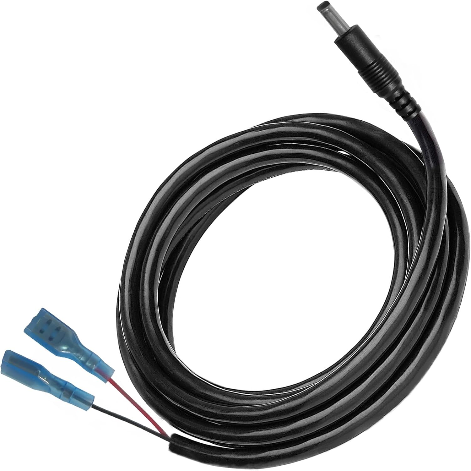 Cable de alimentación para cámara Trail de 79 pulgadas Cable de alimentación externo de CC, compatible con enchufe de CC de 0.217×0.083 in, ideal
