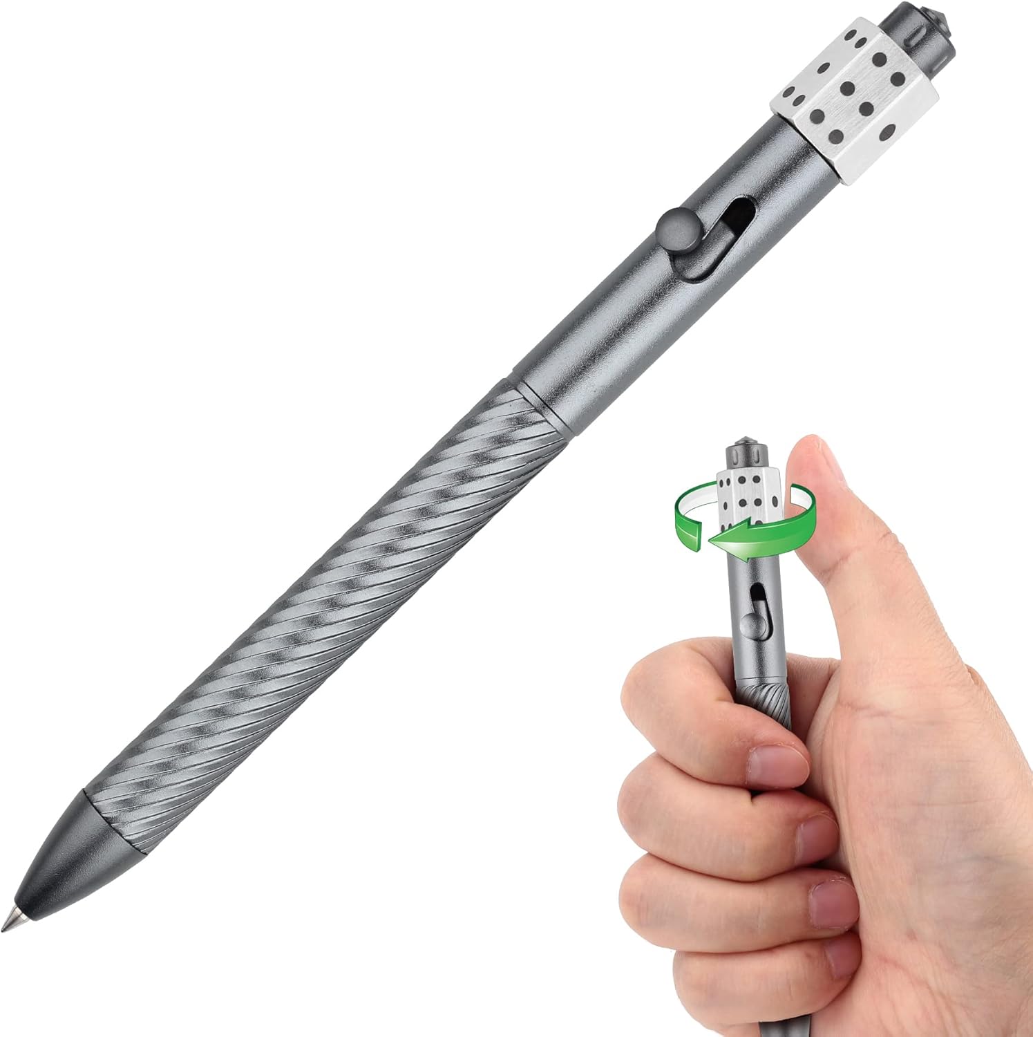 SMOOTHERPRO Bolígrafo de acción Fidget Bolt compatibles con Pilot G2, bolígrafo de recambio para aliviar el estrés y la ansiedad, dispositivo