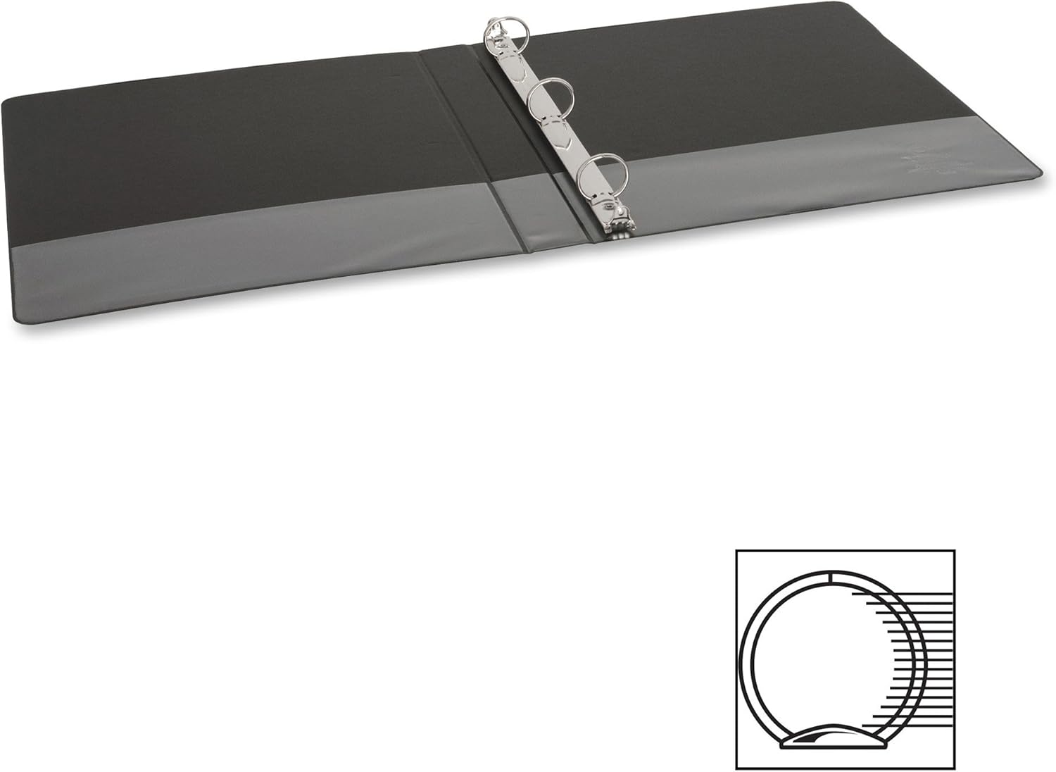 Business Source Carpeta básica de anillo redondo de 1″