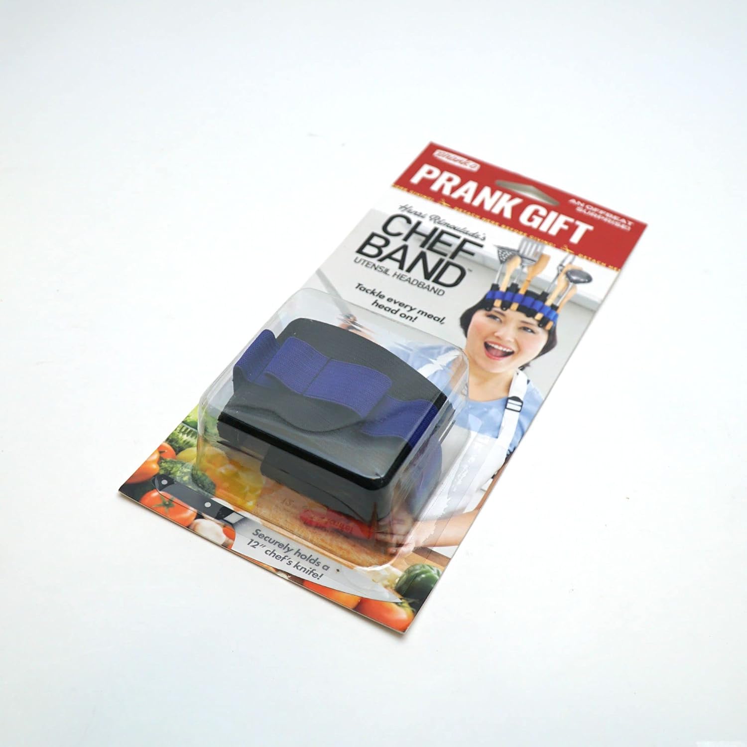 Prank-O, regalo de broma diadema de chef, divertido regalo de broma complicado, extraña idea de regalo para bromistas. Divertido para novia, novio,