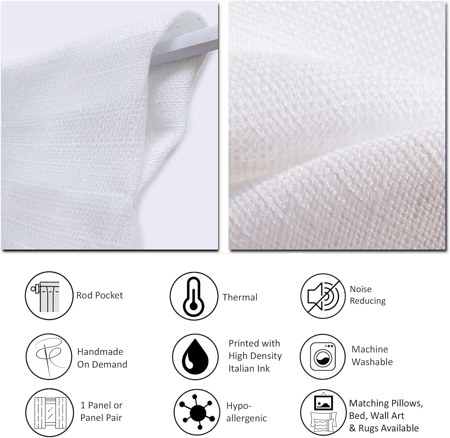 Cortinas ‘amarillo texturizado que fluye’ Cortinas para dormitorio, cortinas para sala de estar, cortinas y cortinas – Aislamiento térmico – Panel