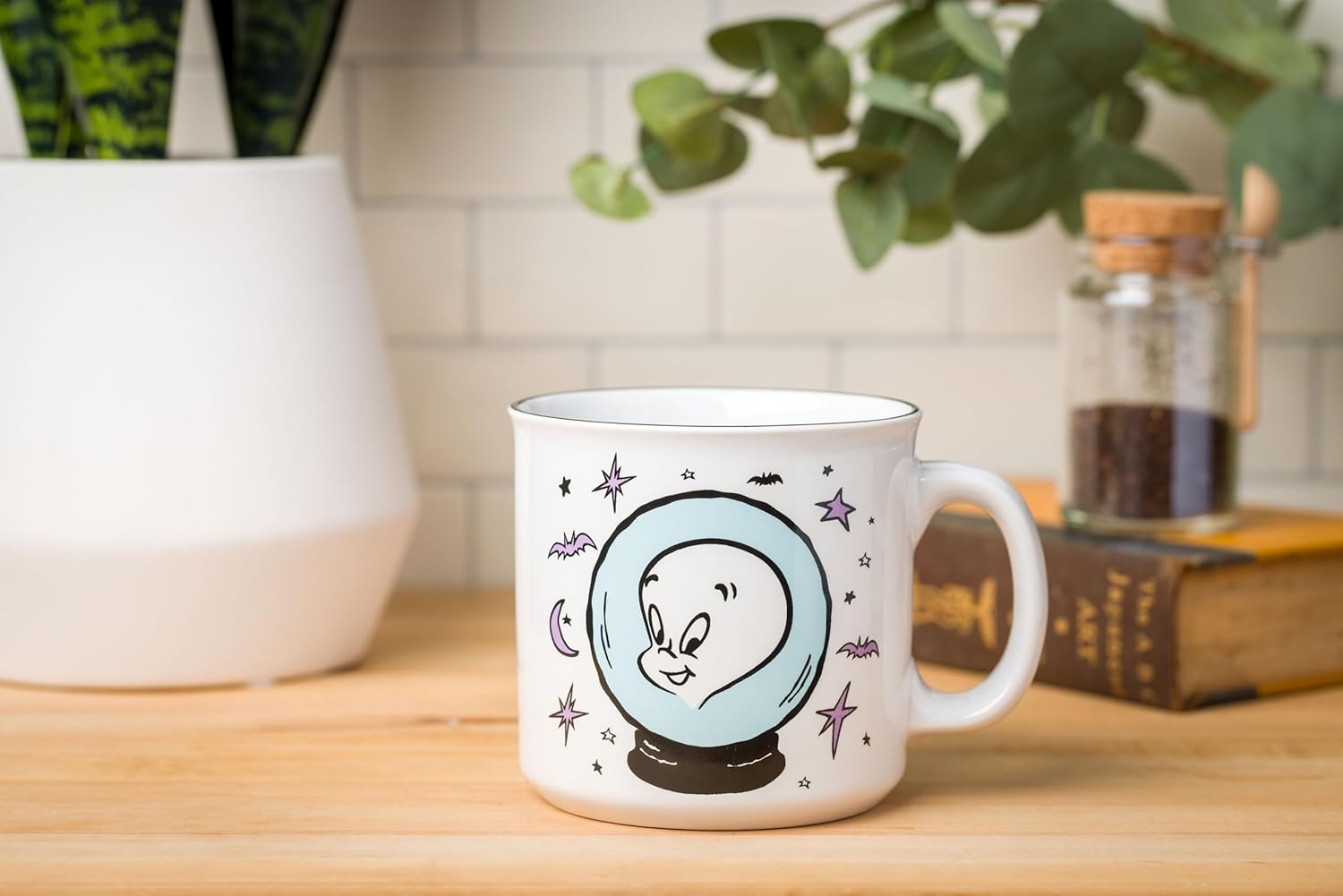 Silver Buffalo Casper The Friendly Ghost – Taza de cerámica, 20 onzas