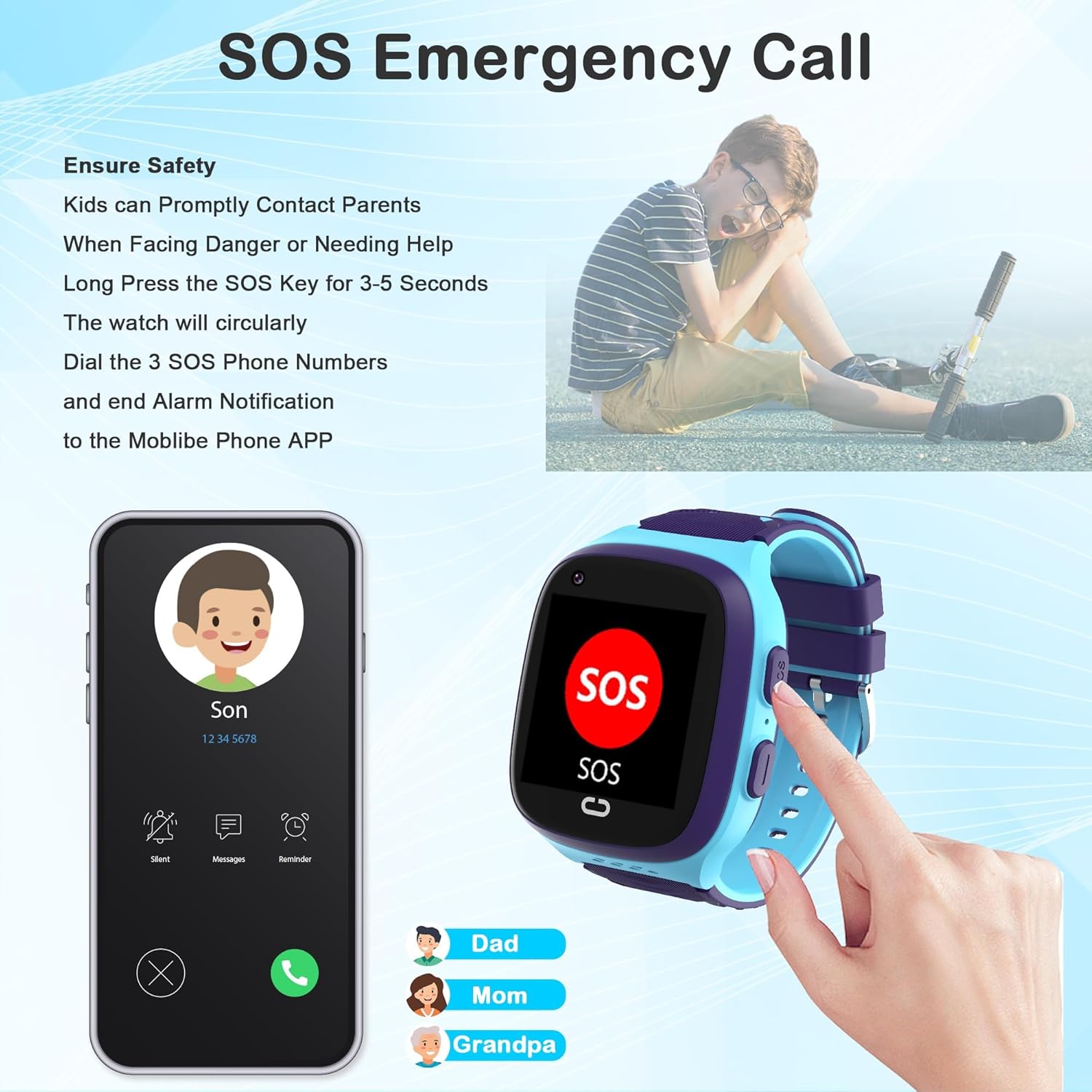 Reloj inteligente para niños, relojes inteligentes para niñas, con pantalla táctil HD, 16 juegos, reproductor de música, cámara, reloj despertador,