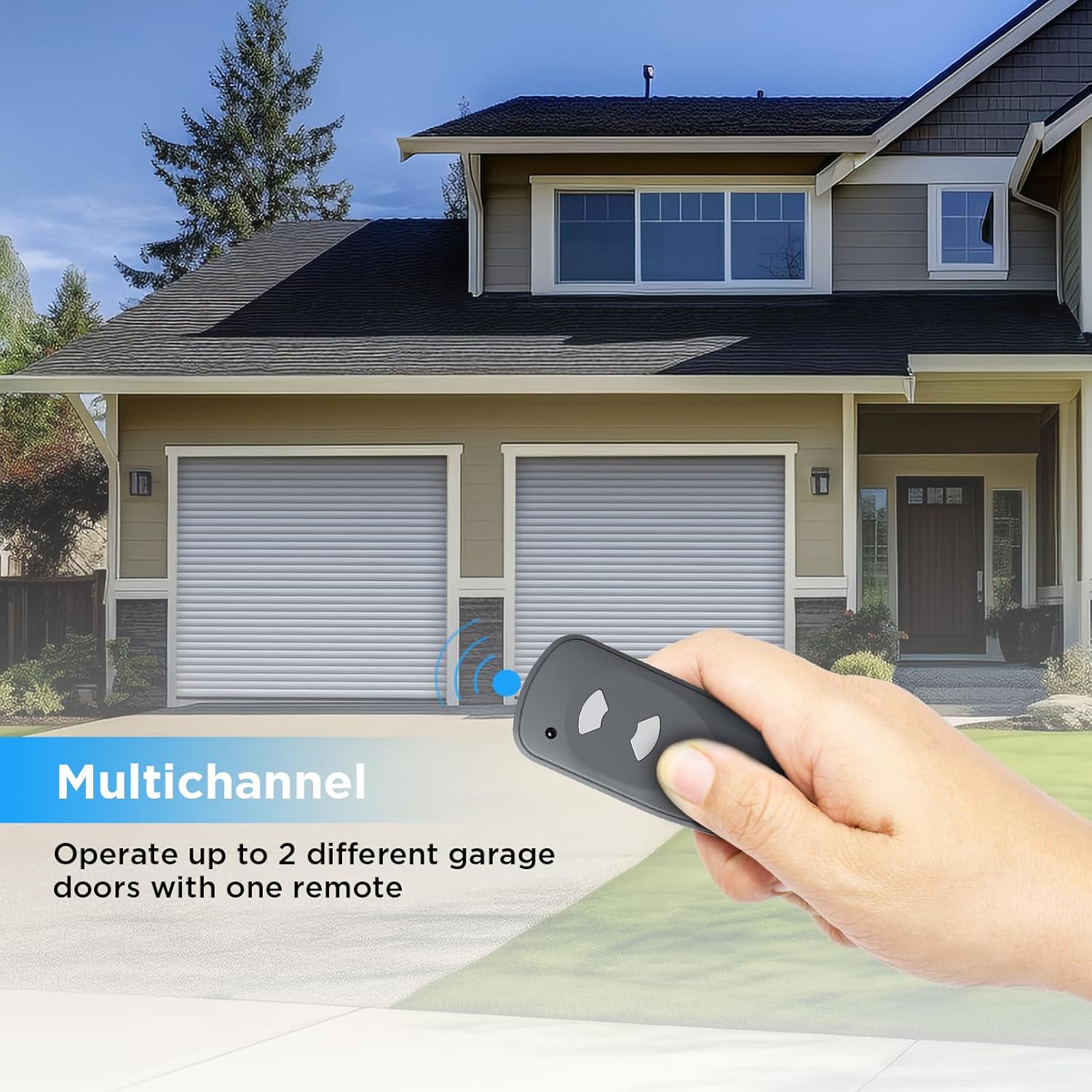 Marantec – Control remoto para puerta de garaje, control de apertura de puerta de garaje de 315 MHz, compatible con Marantec M3-2312, teclado de