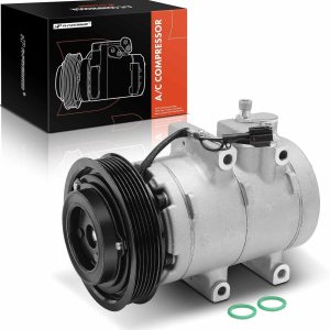 A-Premium Compresor de aire acondicionado con embrague compatible con Hyundai Santa Fe 3.5L 2003-2006, XG300 2001-2001, XG350 2002-2005, Kia Amanti A-Premium Compresor de aire acondicionado con embrague compatible con Hyundai Santa Fe 3.5L 2003-2006, XG300 2001-2001, XG350 2002-2005, Kia Amanti