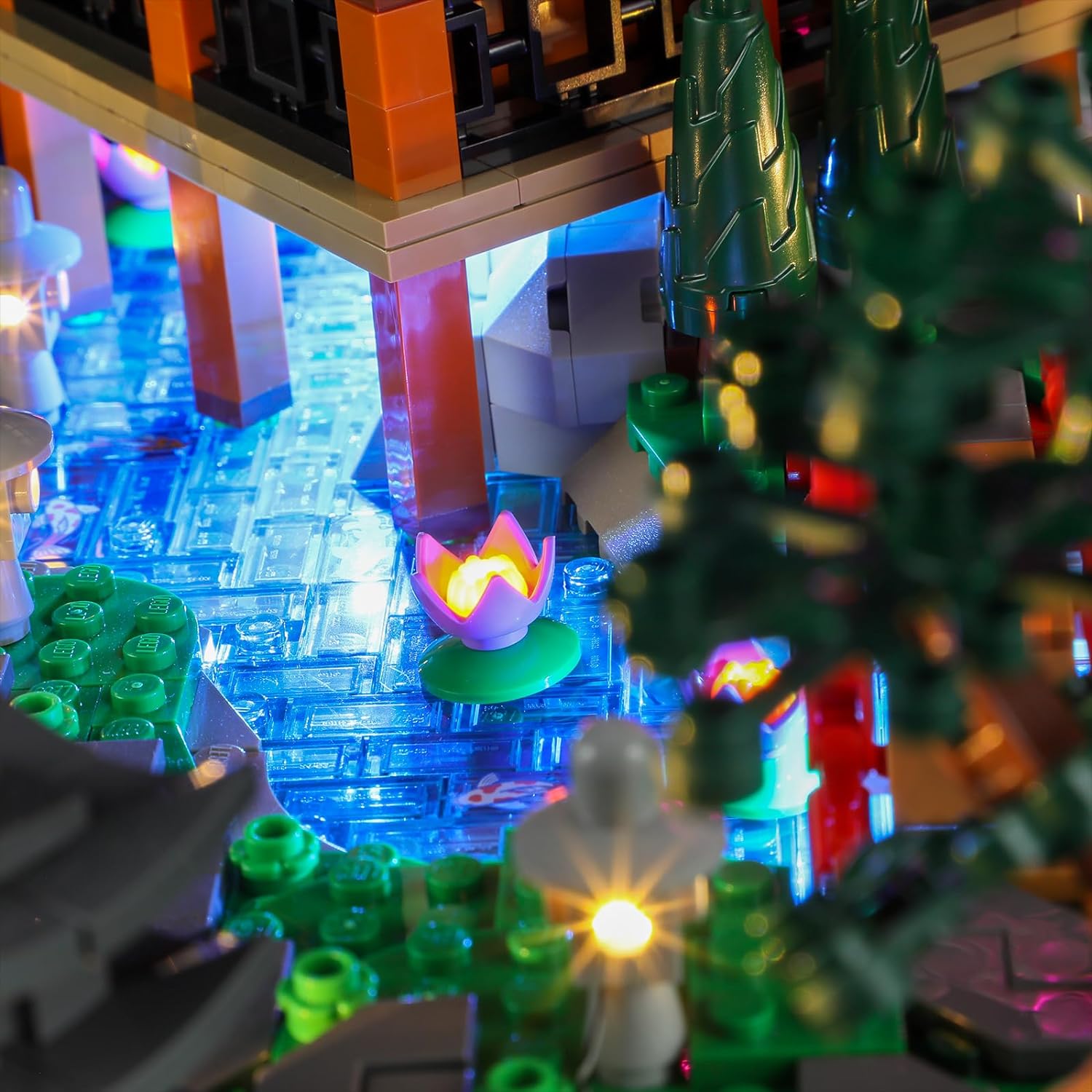 BRIKSMAX Kit de iluminación LED para Lego Tranquil Garden (versión mejorada)- Compatible con Lego Icons 10315 Modelo de bloques de construcción, no