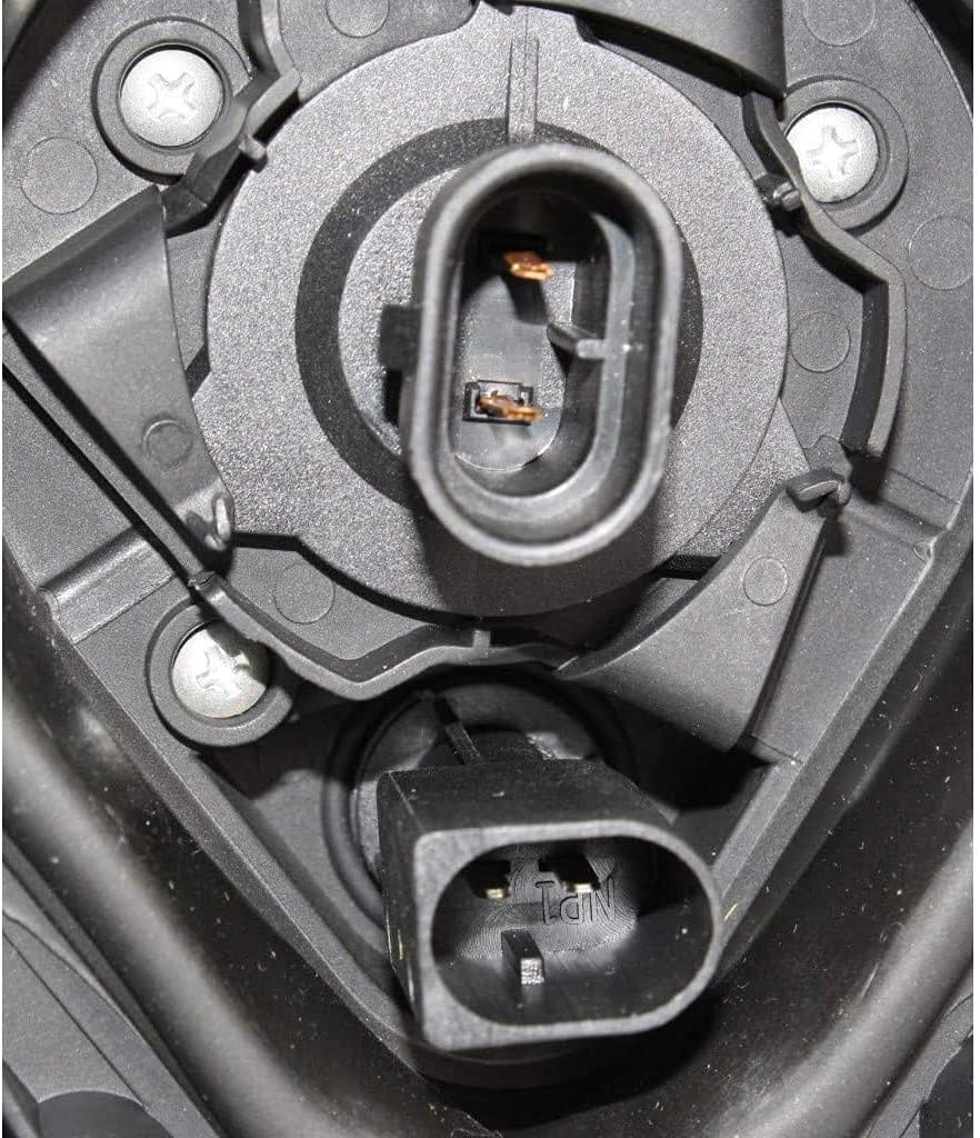 KarParts360 Para 2003 2004 2005 2006 Mercedes-Benz E320 Conjunto de faros delanteros par lado conductor y pasajero wbombillas para MB2502108
