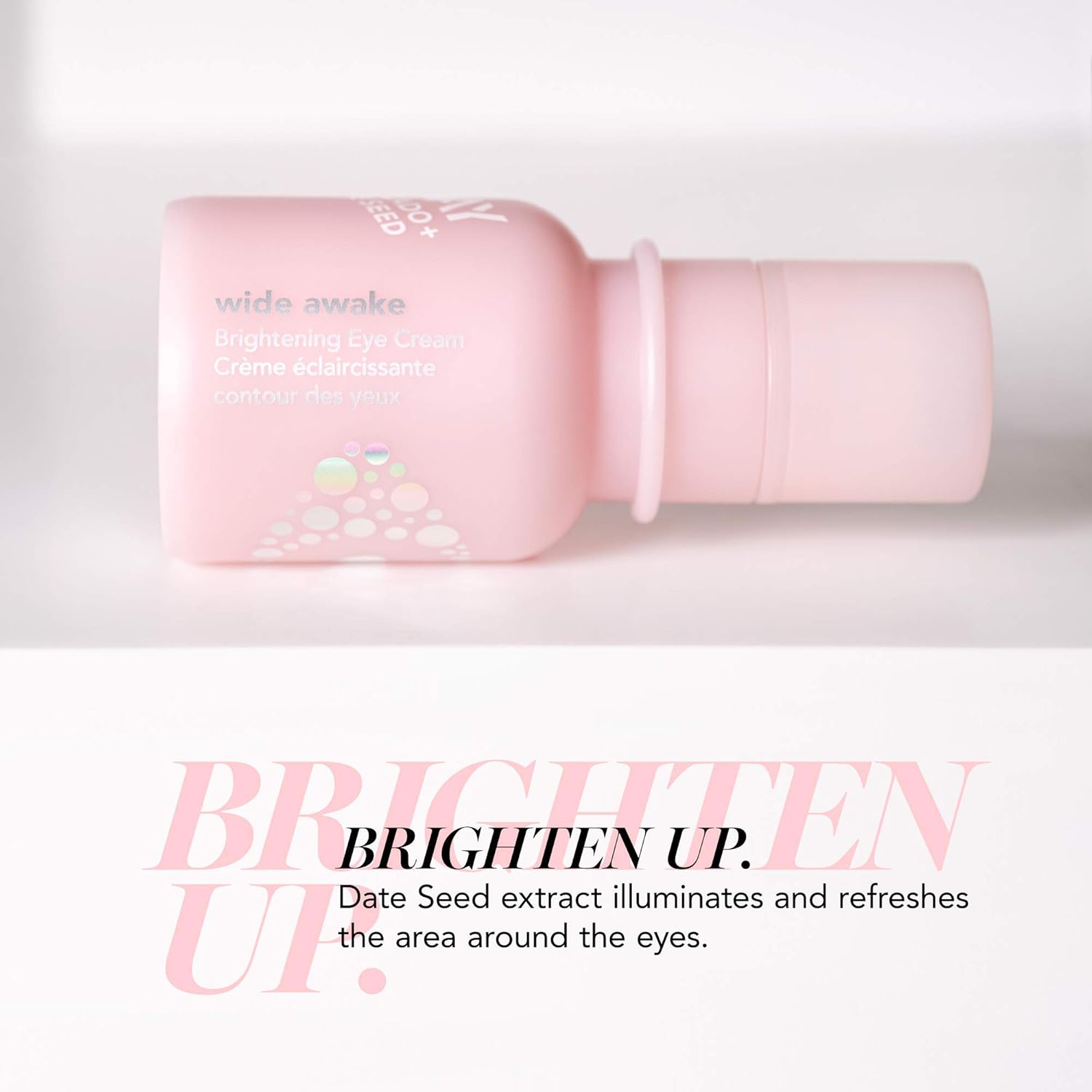 Saturday Skin Wide Awake – Crema iluminadora coreana para ojos, para arrugas, ojos hinchados, ojeras, ligera, hidratante, hidrata profundamente,