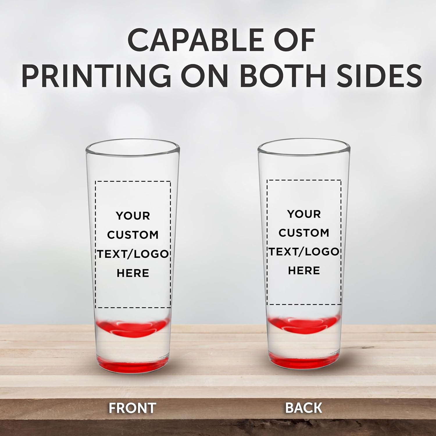 Juego de 10 vasos de chupito personalizados Cordial Shooter de 2 onzas, paquete personalizado a granel, ideal para cumpleaños, fiestas, eventos en