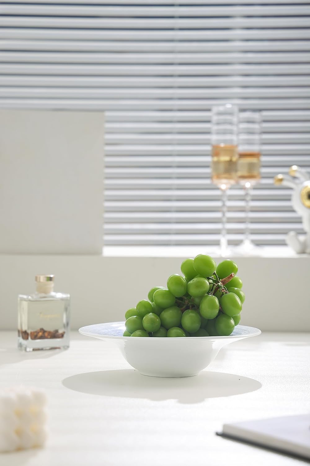 Tazón para pasta, cuenco grande para cocina, ensaladera, frutero para encimera de cocina, cuenco decorativo moderno para encimera de mesa, cuenco