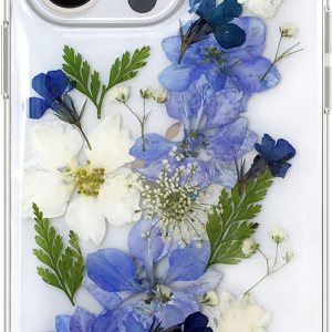 Abbery Funda protectora para iPhone 13 Pro de 6.1 pulgadas con diseño de flores reales secas, con diseño de flores reales secas, para mujeres y Abbery Funda protectora para iPhone 13 Pro de 6.1 pulgadas con diseño de flores reales secas, con diseño de flores reales secas, para mujeres y