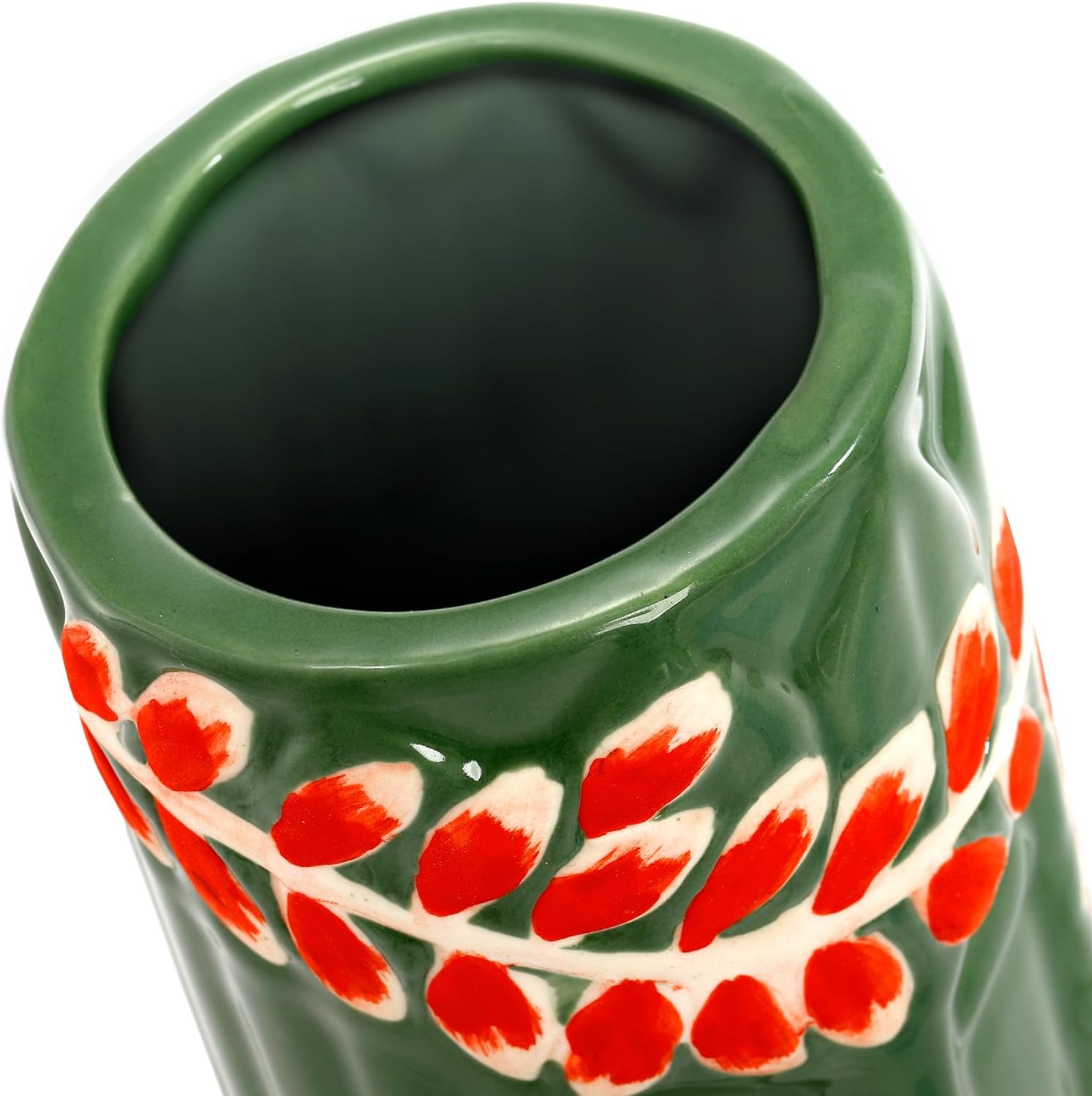 Peohud Paquete de 4 tazas Tiki de cerámica, vasos exóticos Tiki para cócteles, tazas de fiesta hawaianas, vasos tropicales Tiki para Mai Tai, piña