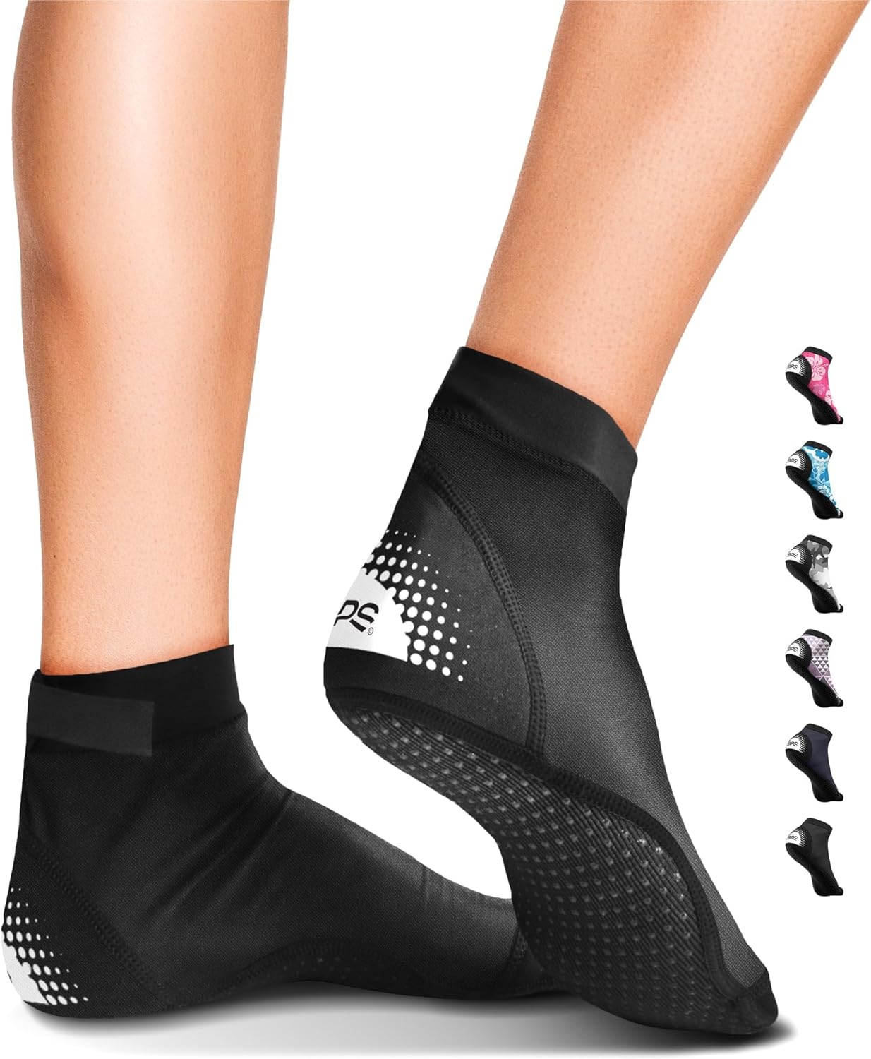 BPS Calcetines de agua suaves y ultra elásticos de Nueva Zelanda ‘Second Skin’, unisex, para voleibol de playa, aletas de natación, actividades