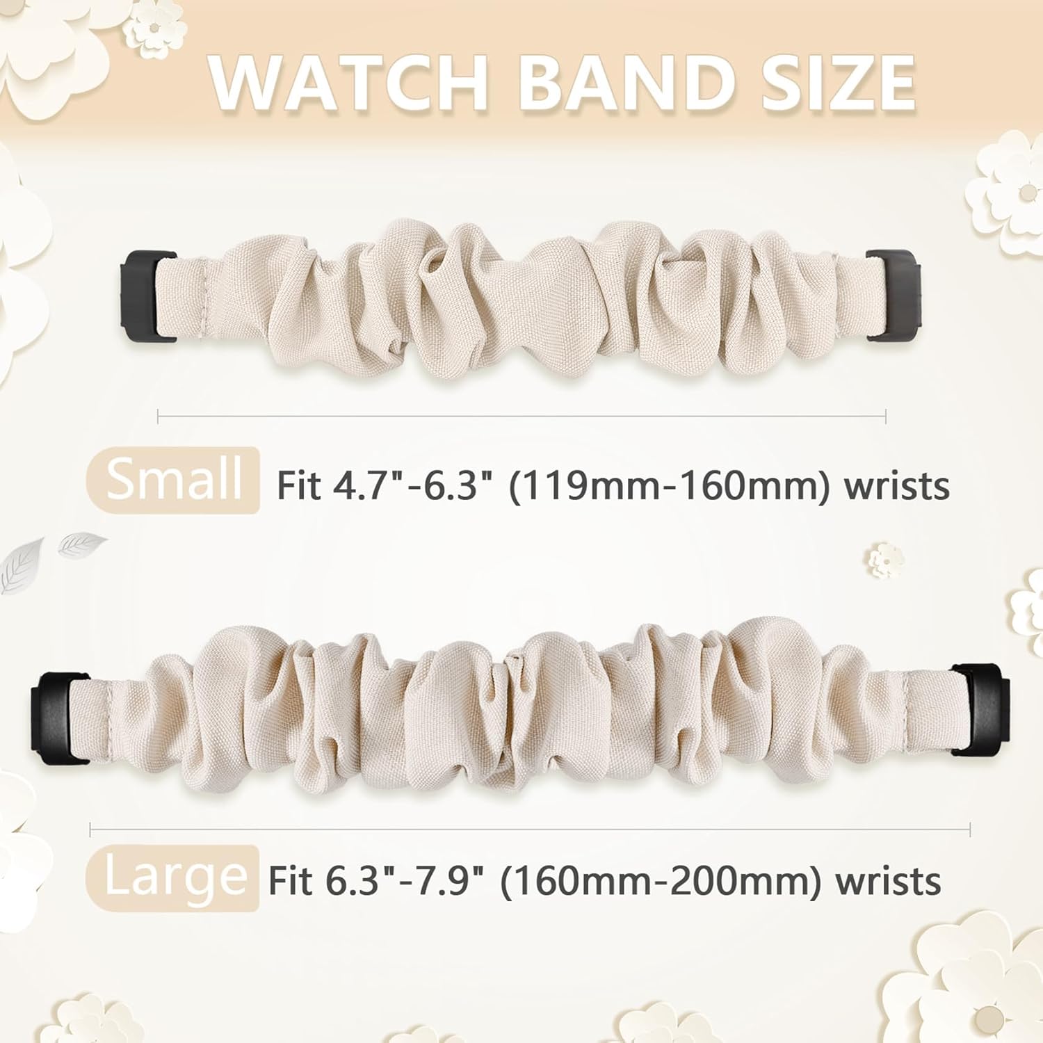 2 Pack Compatible with Fitbit Inspire 3 Bands for Women Men, Scrunchie Stretchy Strap Cute Elastic Sport Replacement Fabric Cloth Wristband for