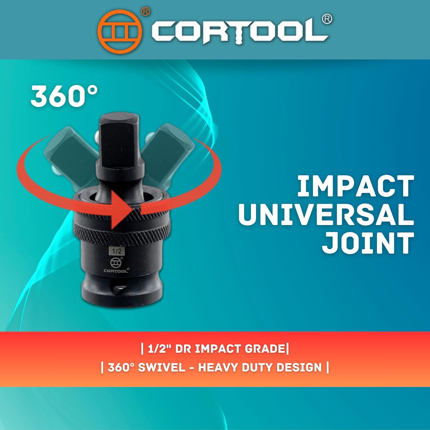 Juego de llaves de impacto de 12″, 20 piezas, juego de impacto de 6 puntos, estándar SAE (516″- 1-14″) Juego de llaves de impacto 12, Juego de