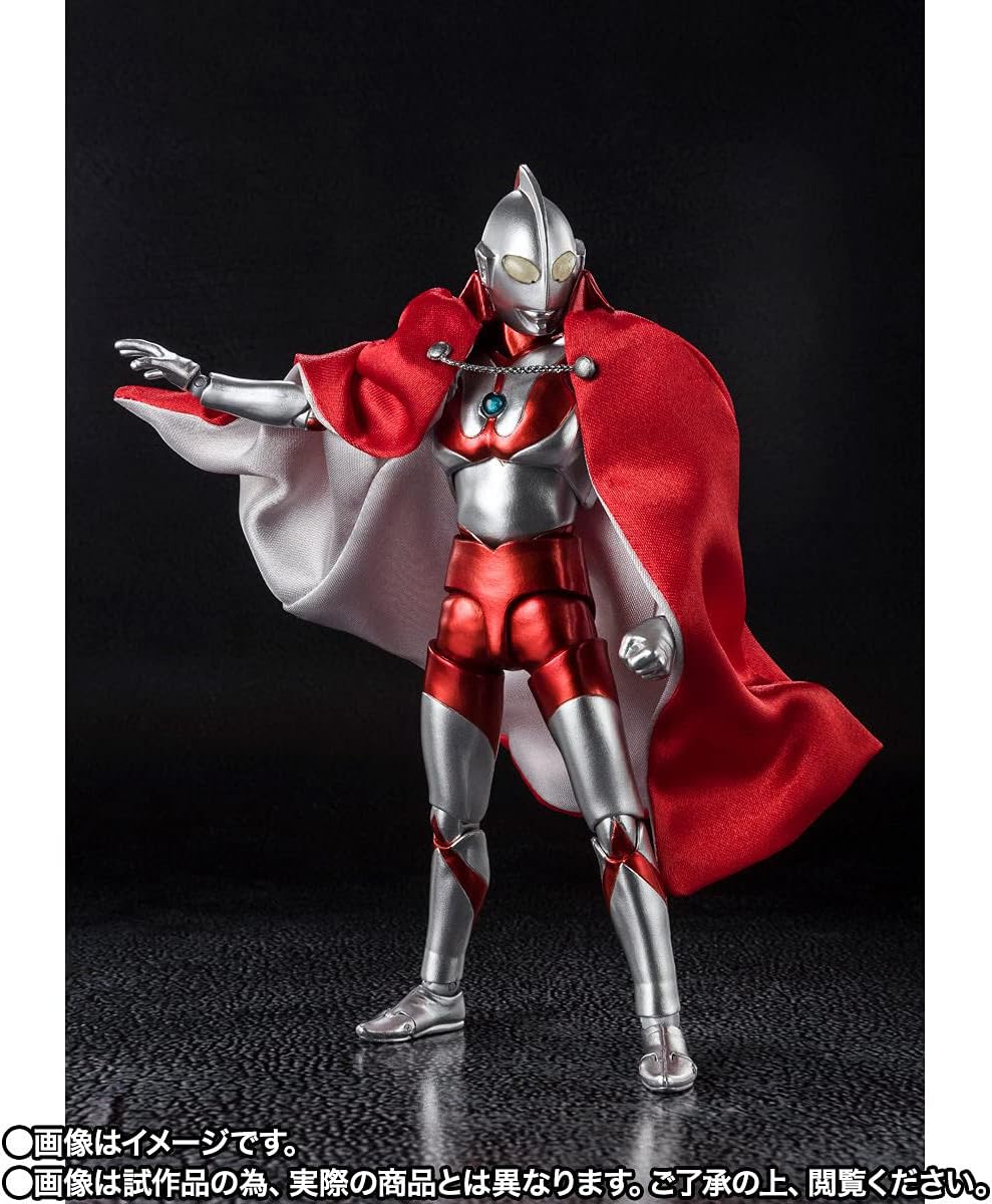 Bandai Spirits S.H. Figuarts Ultra Man 55th Anniversary Version, PVC and ABS, Total Height Approx. 5.9 inches (150 mm), Painted Action Figure