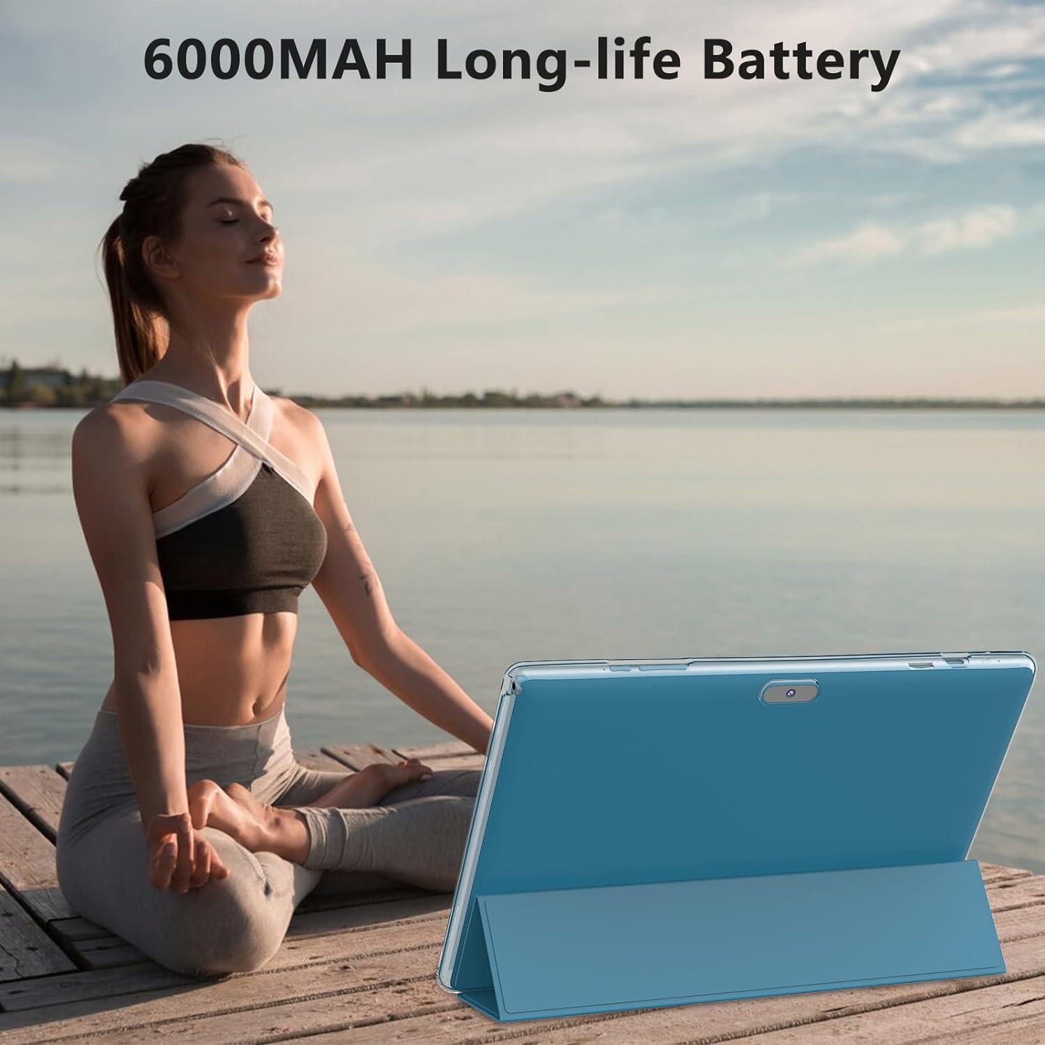 Tablet Android 13 de 10 pulgadas, 2024 más reciente 12 GB de RAM+128 GB ROM1 TB tabletas expandibles PC, tabletas 2 en 1 con teclado, pantalla HD de