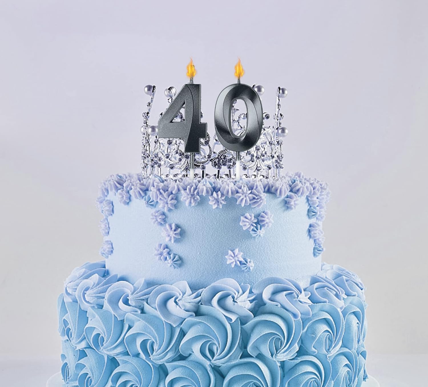 Velas negras de cumpleaños 26 y 62 para pasteles, número 26 62 para decoración de tartas para fiestas, aniversarios, bodas, celebraciones