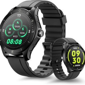 Quican Reloj inteligente, rastreador de fitness con altavoz de llamadas Dail, pantalla táctil HD IP68 resistente al agua, 100 modos deportivos, Quican Reloj inteligente, rastreador de fitness con altavoz de llamadas Dail, pantalla táctil HD IP68 resistente al agua, 100 modos deportivos,