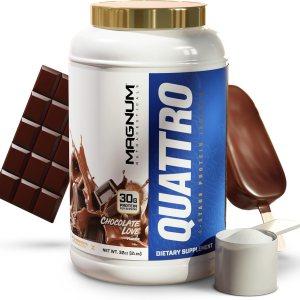 Magnum Nutraceuticals Quattro – Amor de chocolate, 2 libras, puede apoyar el crecimiento muscular y la recuperación Magnum Nutraceuticals Quattro – Amor de chocolate, 2 libras, puede apoyar el crecimiento muscular y la recuperación