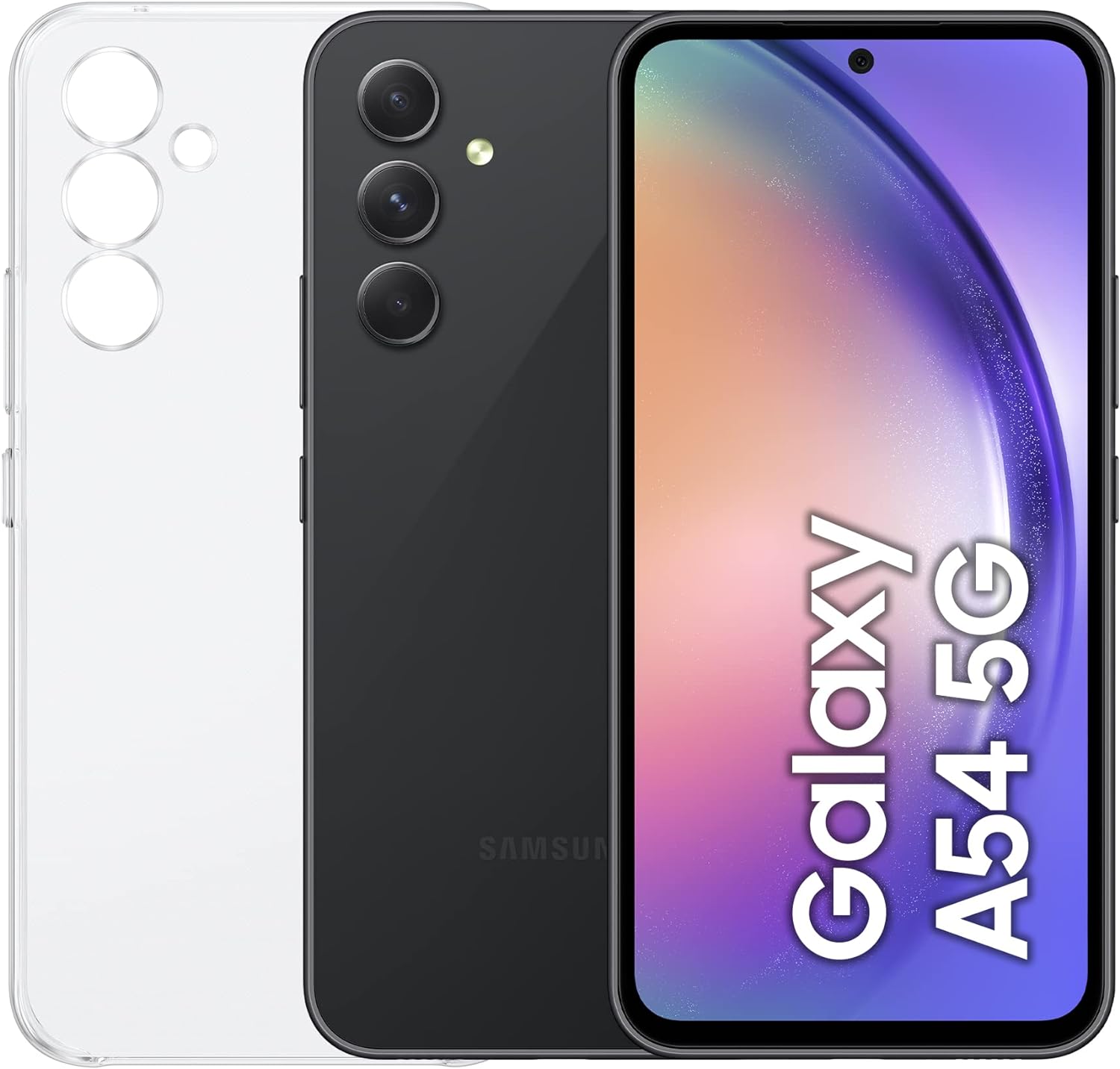 SAMSUNG Galaxy A54 5G SM-A546BDS Dual Hybrid SIM Exyonos 1380 Android Smartphone, pantalla AMOLED dinámica de 6.4 pulgadas, batería de 5000 mAh, 256