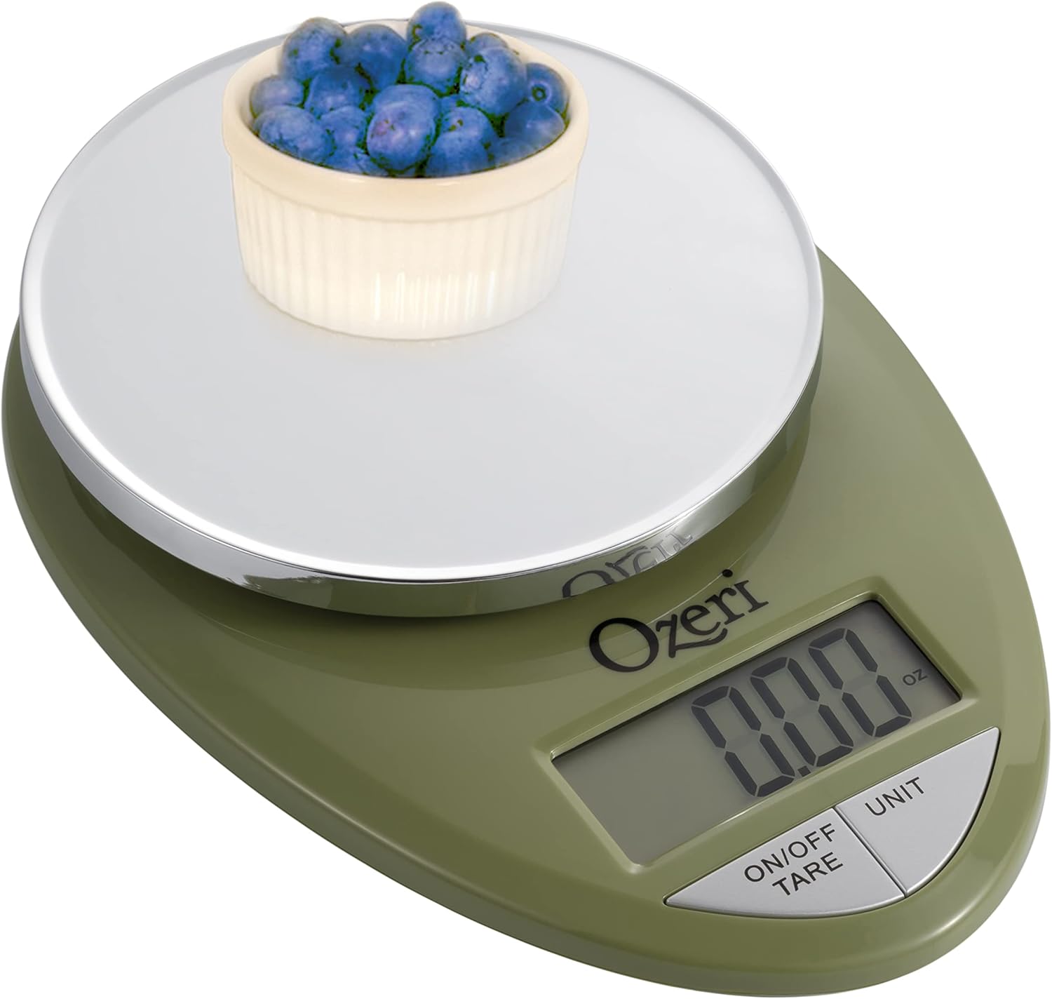Ozeri Báscula digital de alimentos de cocina profesional, 0.05 oz a 12 libras (0.04 oz a 11.9 lbs)