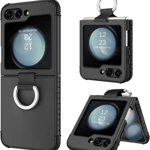 BENTOBEN Funda para Samsung Galaxy Z Flip 5, Z Flip 5 5G, resistente 2 en 1, cuerpo completo, resistente, a prueba de golpes, con anillo, para BENTOBEN Funda para Samsung Galaxy Z Flip 5, Z Flip 5 5G, resistente 2 en 1, cuerpo completo, resistente, a prueba de golpes, con anillo, para
