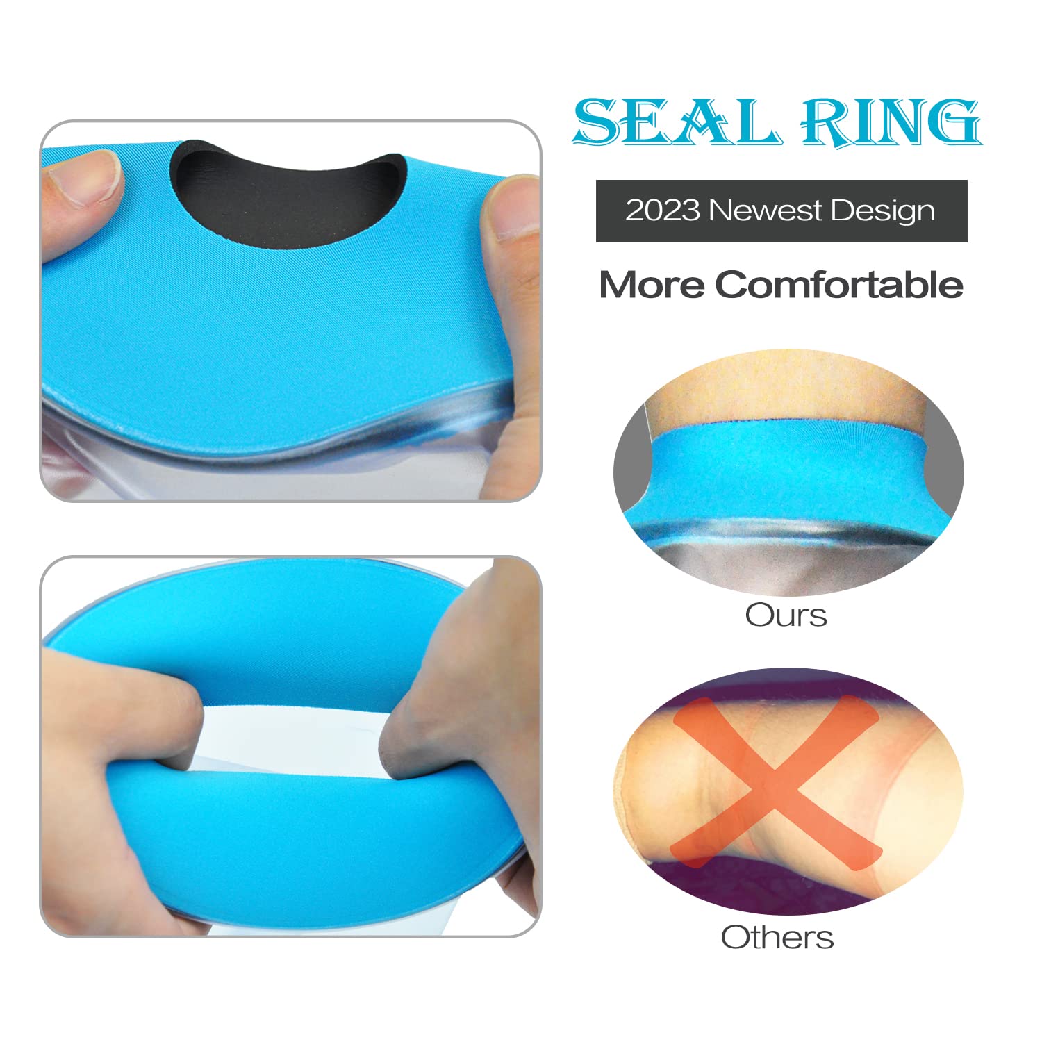 Fundas fundidas para patas de ducha para adultos, impermeables, protector de pierna completa, vendaje de ducha, ducha para heridas rotas, pierna