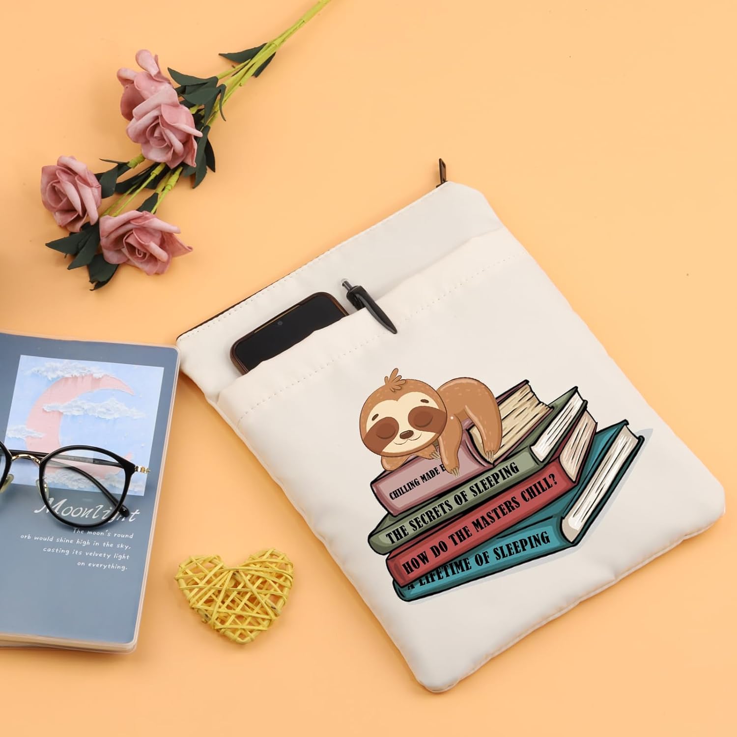 Funda de libro para amantes de los perezosos, diseño de Ea The Secret is of Sleeping Reading Journal Gift (ALIFETIME of Sleeping)