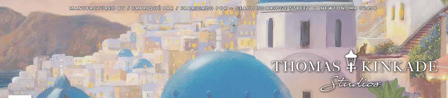 Ceaco – Paquete múltiple 4 en 1 – Thomas Kinkade – Disney – Mickey y Minnie – (4) rompecabezas de 500 piezas
