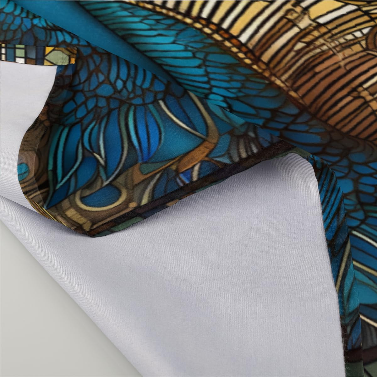 Cloth Napkins Set of 4 Ethnic Peacock 20×20 Inch Cloth Napkins Aztec Peacock Washable Reusable Kitchen Dinner Napkins Table Decor for Wedding,