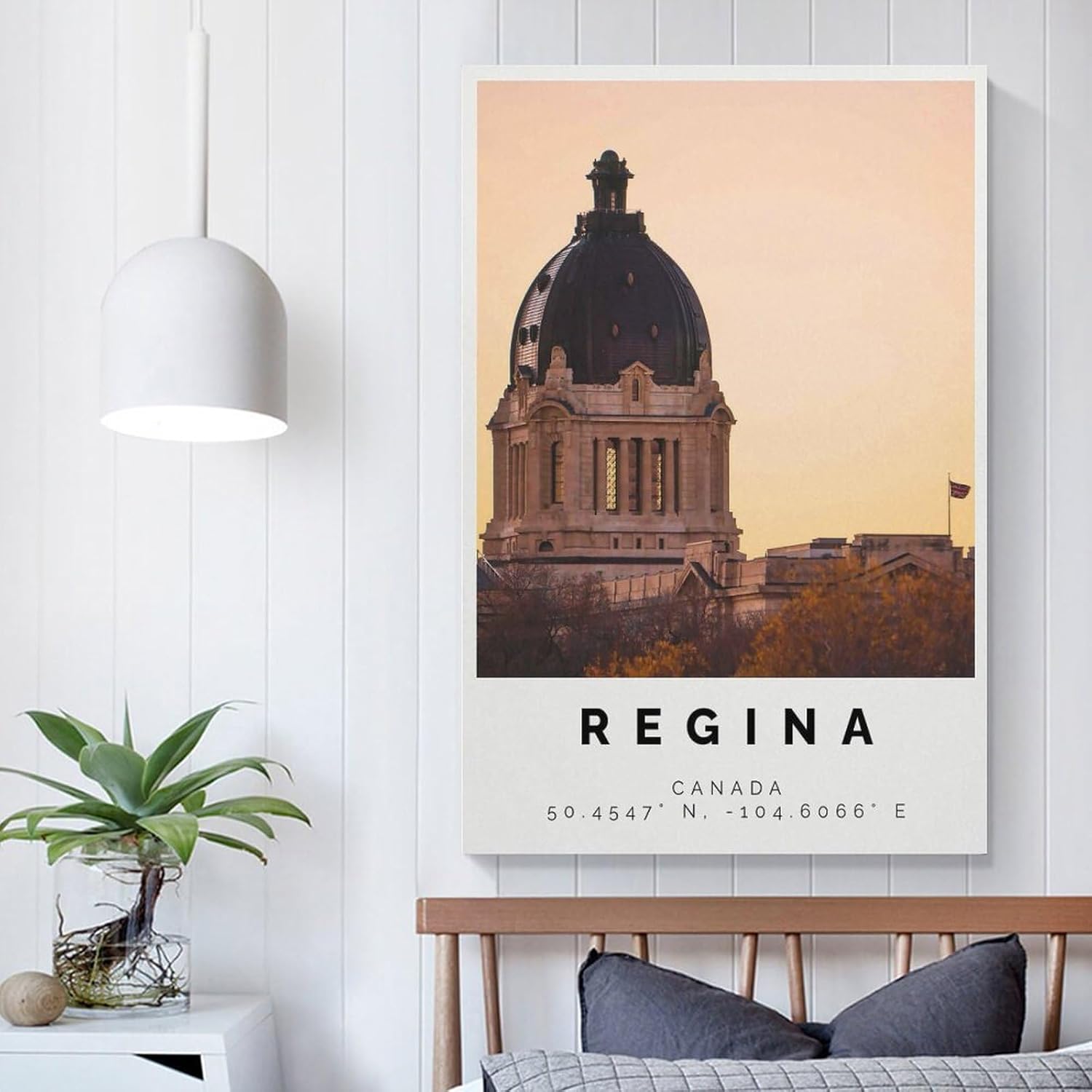 Regina Foto Dekor, Regina Geschenk Reise Druck,Saskatchewan,Büro Wandkunst, Canvas Wall Art Print Poster For Home School Office Decor Unframe-style