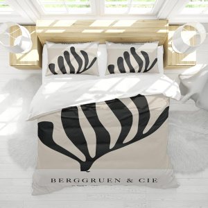 Funda nórdica Matisse 3 piezas Funda de edredón minimalista transpirable cómoda con cierre de cremallera y lazos de esquina (1 funda nórdica + 2 Funda nórdica Matisse 3 piezas Funda de edredón minimalista transpirable cómoda con cierre de cremallera y lazos de esquina (1 funda nórdica + 2