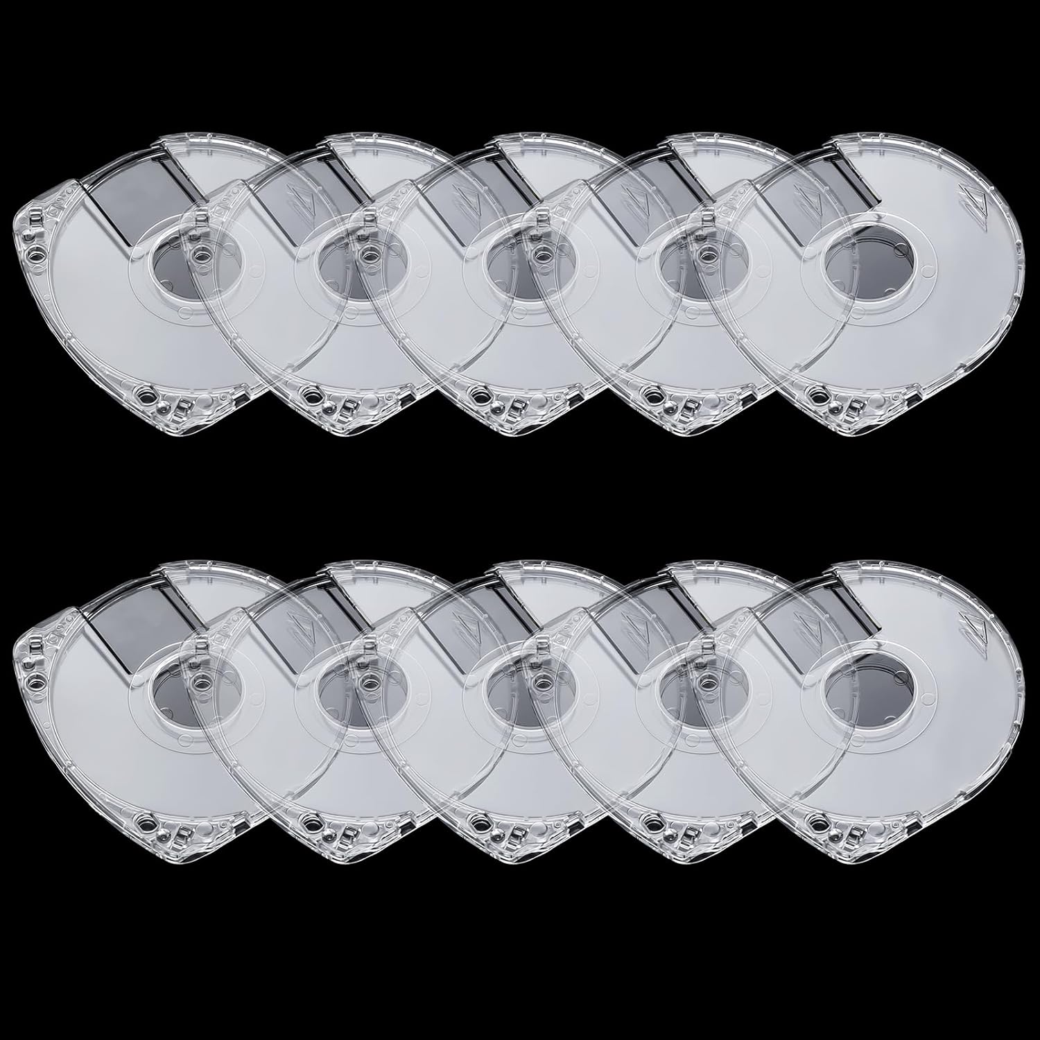 10 fundas de DVD y CD compatibles con UMD carcasa de repuesto de 0.197 in transparente para disco de juego, carcasa de disco compatible con PSP 1000