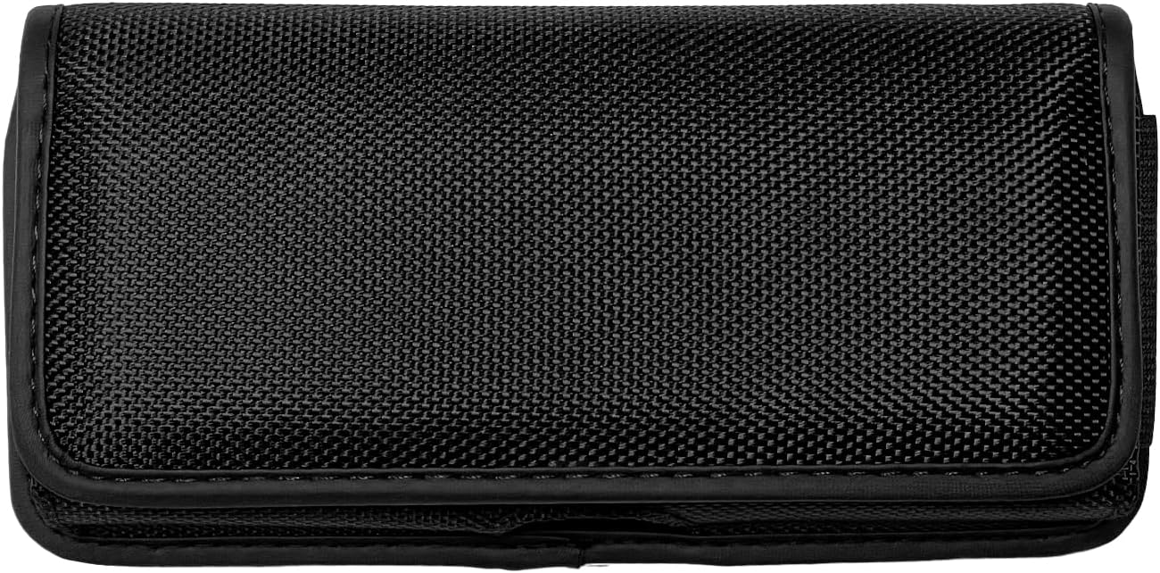 CELZEN Funda de nailon para teléfono celular Cricket Vision Plus, Icon 2, Influence, Google Pixel 5a, 6, 6a, LG Harmony 4 G7 G8 K40 K22 – Funda