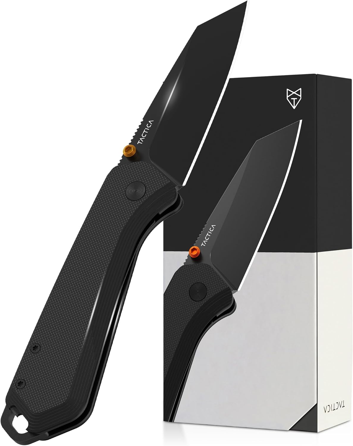 TACTICA Cuchillo de bolsillo plegable para camping, senderismo y uso diario  Pequeño cuchillo de bolsillo EDC para hombres y mujeres  Cuchillo de