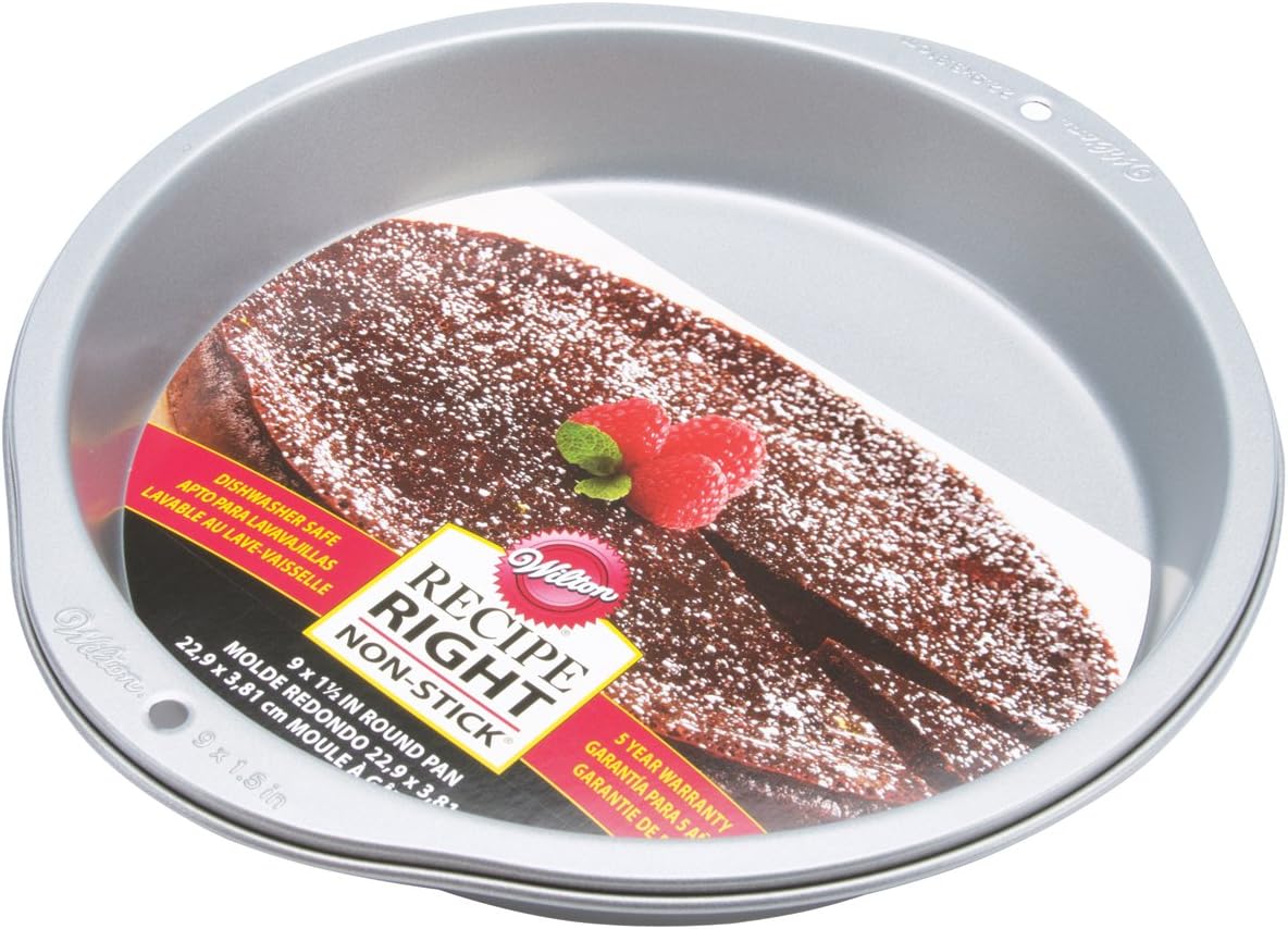 Wilton INDUSTRIES 2105-958 – Molde redondo para tartas (9 pulgadas)